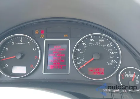 2007 Audi A4 2.0T из США, поврежденный, VIN WAUDF78E67A128379